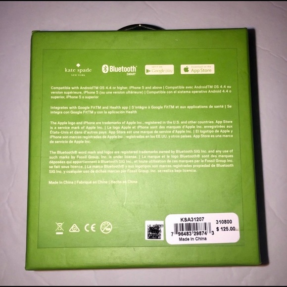 kate spade Jewelry New In Box Kate Spade Activity Tracker Poshmark